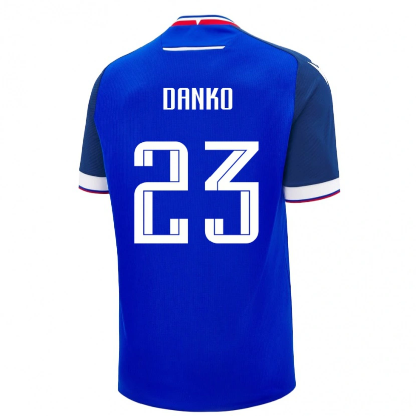 Danxen Dětské Slovensko Adam Danko #23 Modrý Domů Hráčské Dresy 24-26 Dres