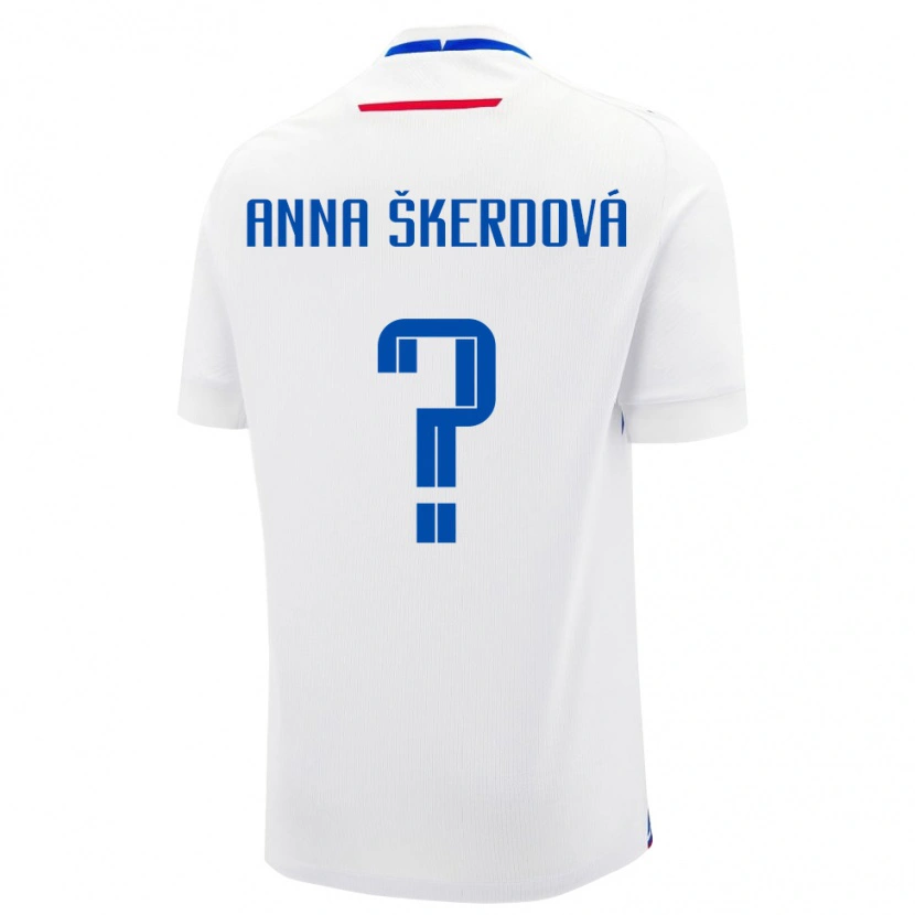 Danxen Dětské Slovensko Sofia Anna Škerdová #0 Bílý Daleko Hráčské Dresy 24-26 Dres