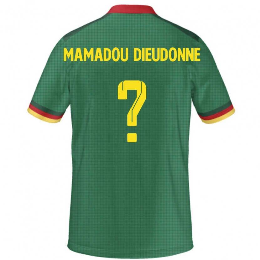 Danxen Pánské Kamerun Malik Mamadou Dieudonne #0 Zelený Domů Hráčské Dresy 24-26 Dres