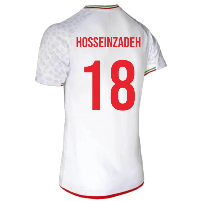 Danxen Pánské Írán Amirhossein Hosseinzadeh #18 Bílý Domů Hráčské Dresy 24-26 Dres