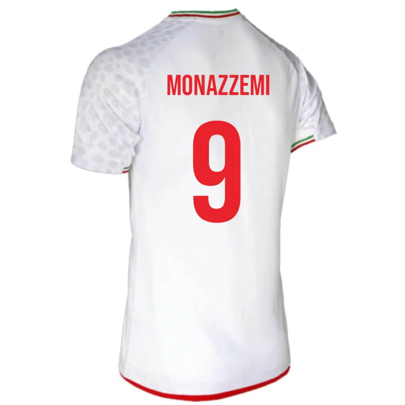 Danxen Pánské Írán Alireza Monazzemi #9 Bílý Domů Hráčské Dresy 24-26 Dres