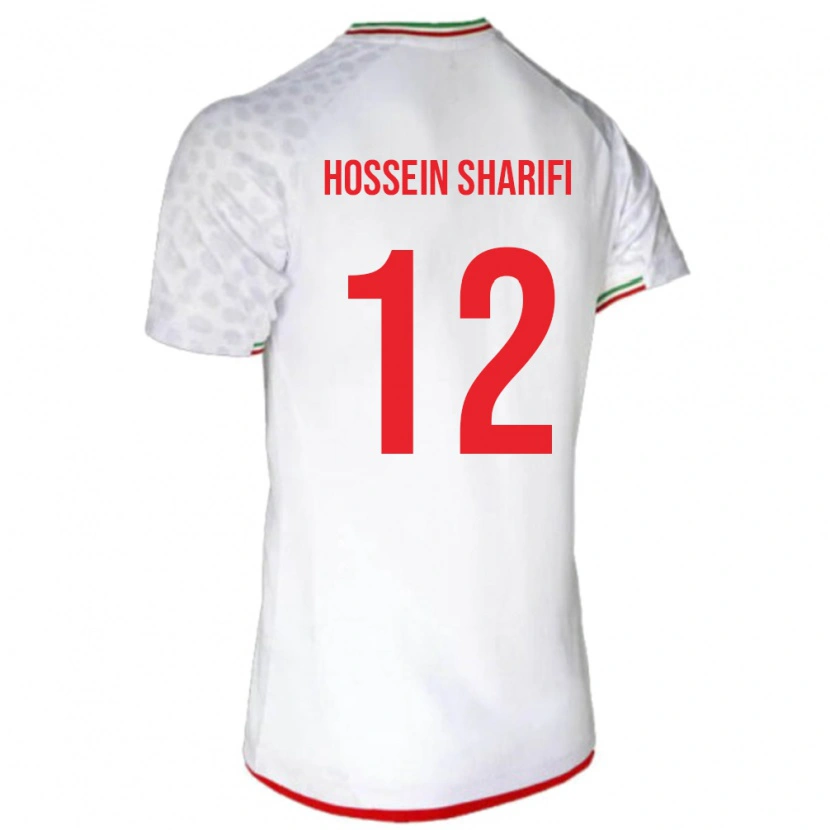 Danxen Pánské Írán Mohammad Hossein Sharifi #12 Bílý Domů Hráčské Dresy 24-26 Dres