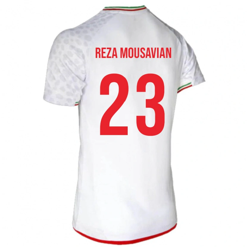 Danxen Pánské Írán Seyed Reza Mousavian #23 Bílý Domů Hráčské Dresy 24-26 Dres