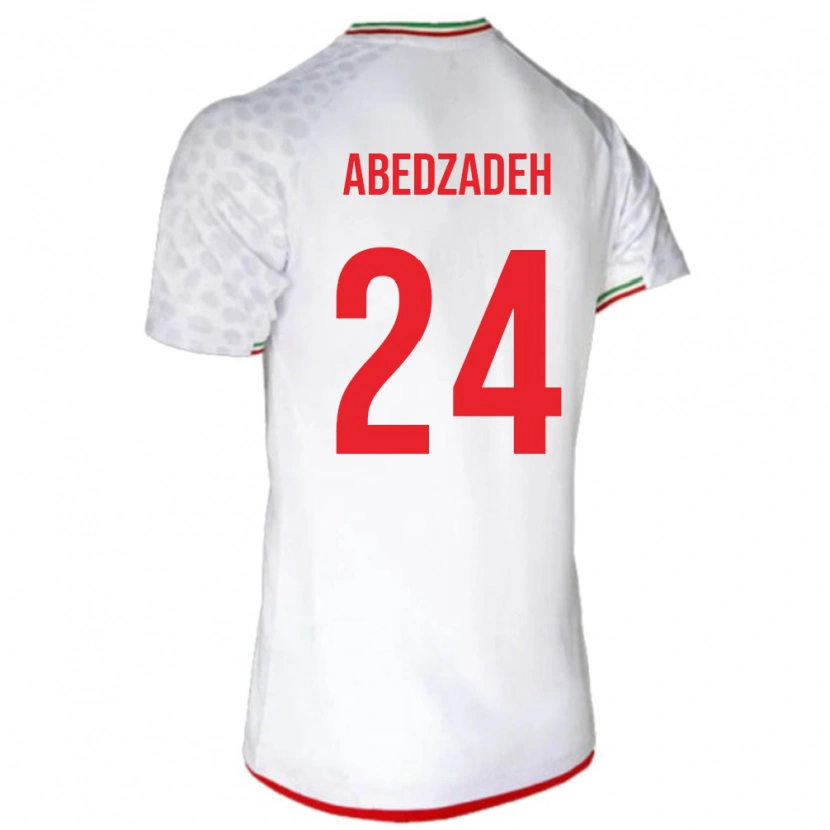 Danxen Pánské Írán Amir Abedzadeh #24 Bílý Domů Hráčské Dresy 24-26 Dres