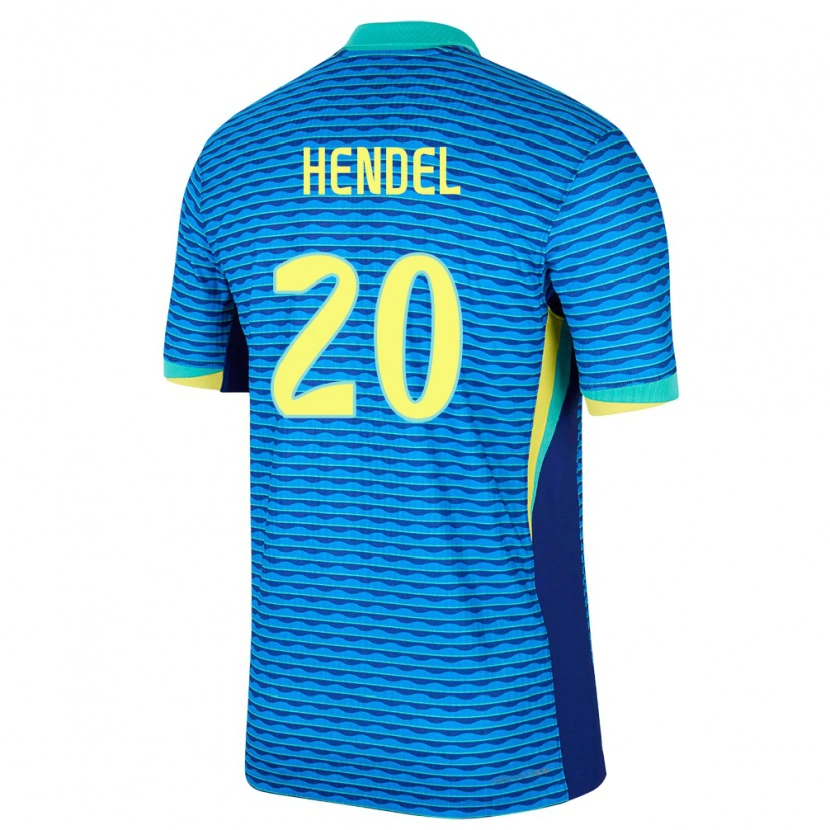 Danxen Pánské Brazílie Hendel #20 Modrý Daleko Hráčské Dresy 24-26 Dres