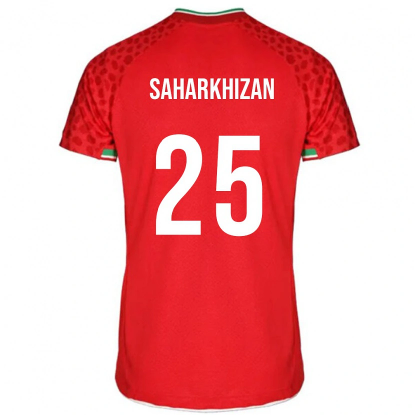 Danxen Pánské Írán Saeid Saharkhizan #25 Červený Daleko Hráčské Dresy 24-26 Dres