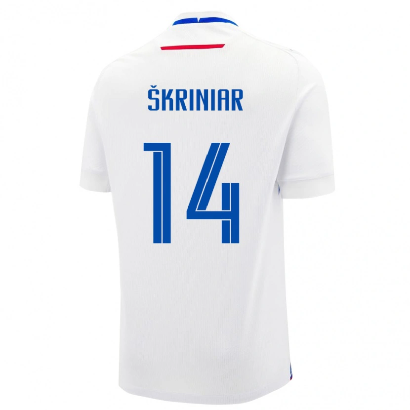 Danxen Pánské Slovensko Milan Skriniar #14 Bílý Daleko Hráčské Dresy 24-26 Dres