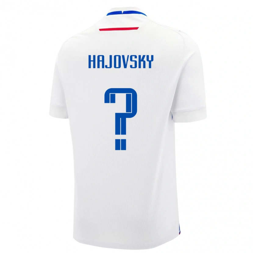 Danxen Pánské Slovensko Tadeas Hajovsky #0 Bílý Daleko Hráčské Dresy 24-26 Dres