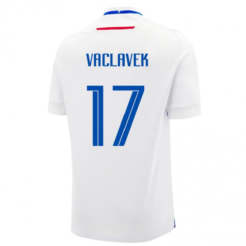 Danxen Pánské Slovensko Marko Vaclavek #17 Bílý Daleko Hráčské Dresy 24-26 Dres