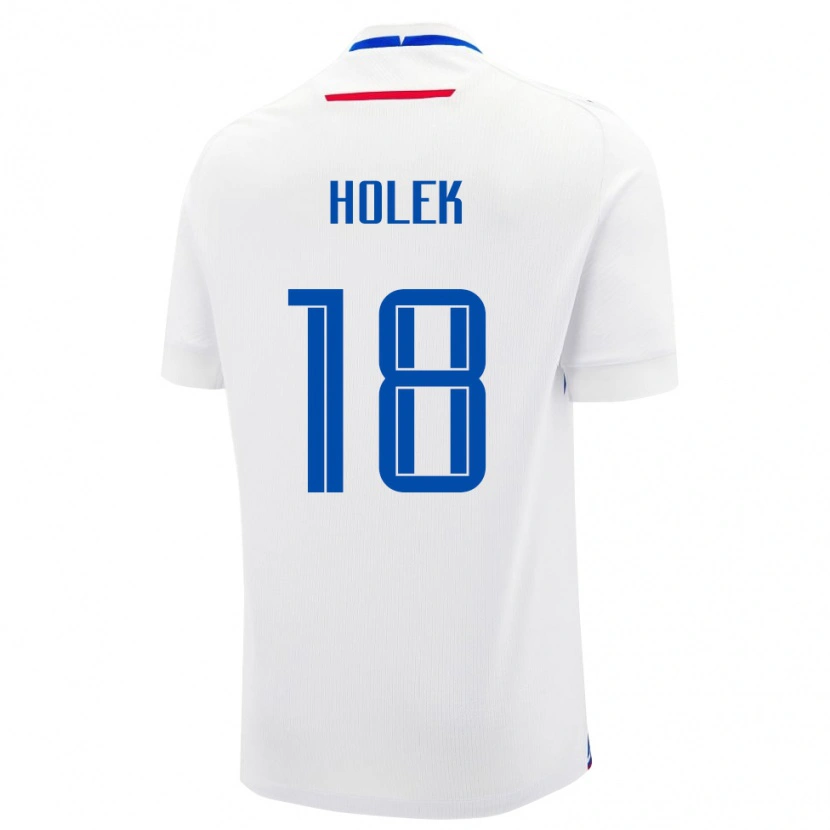 Danxen Pánské Slovensko Jakub Holek #18 Bílý Daleko Hráčské Dresy 24-26 Dres