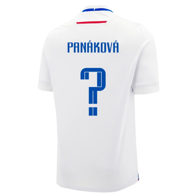 Danxen Pánské Slovensko Kristína Panáková #0 Bílý Daleko Hráčské Dresy 24-26 Dres