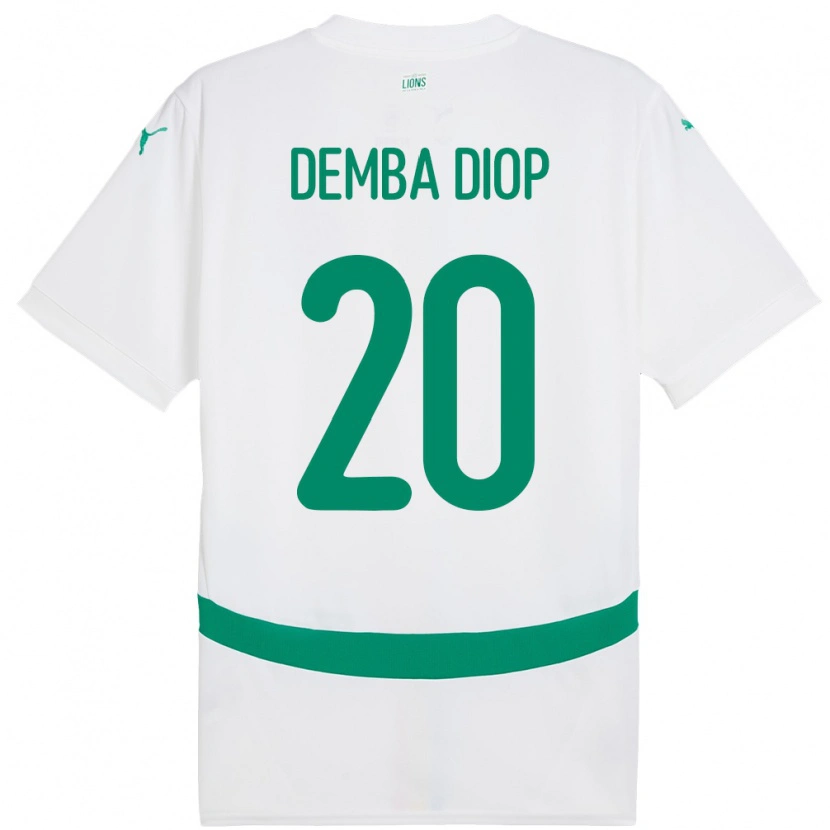 Danxen Dámské Senegal Pape Demba Diop #20 Bílý Domů Hráčské Dresy 24-26 Dres