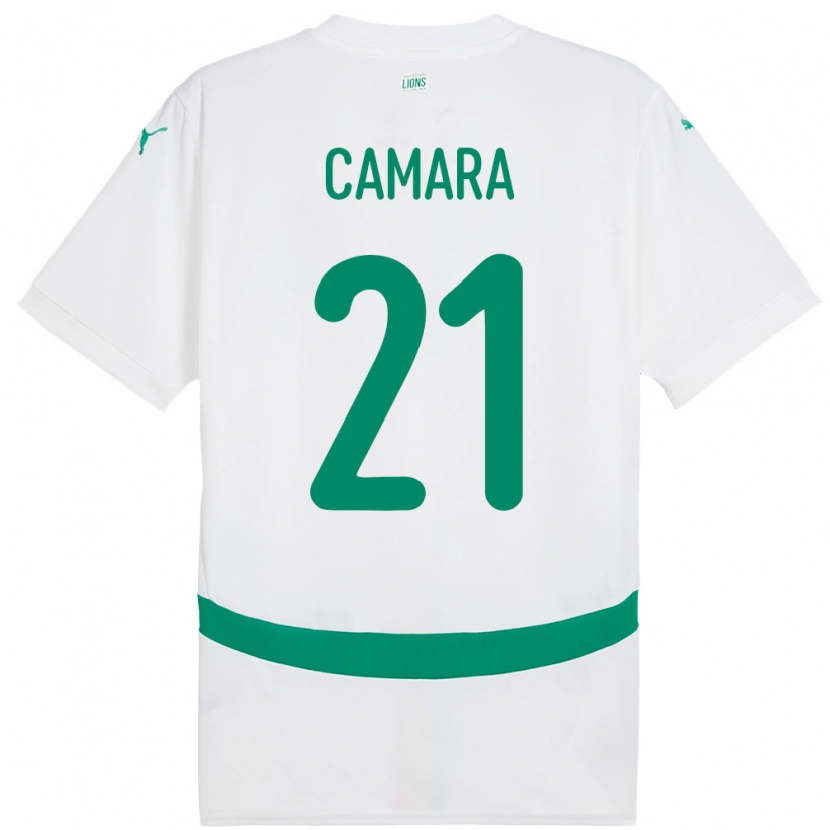 Danxen Dámské Senegal Mamadou Camara #21 Bílý Domů Hráčské Dresy 24-26 Dres