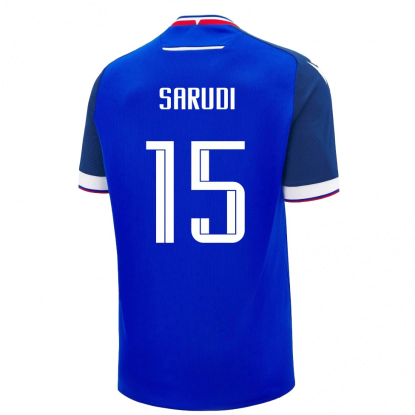 Danxen Dámské Slovensko Samuel Sarudi #15 Modrý Domů Hráčské Dresy 24-26 Dres