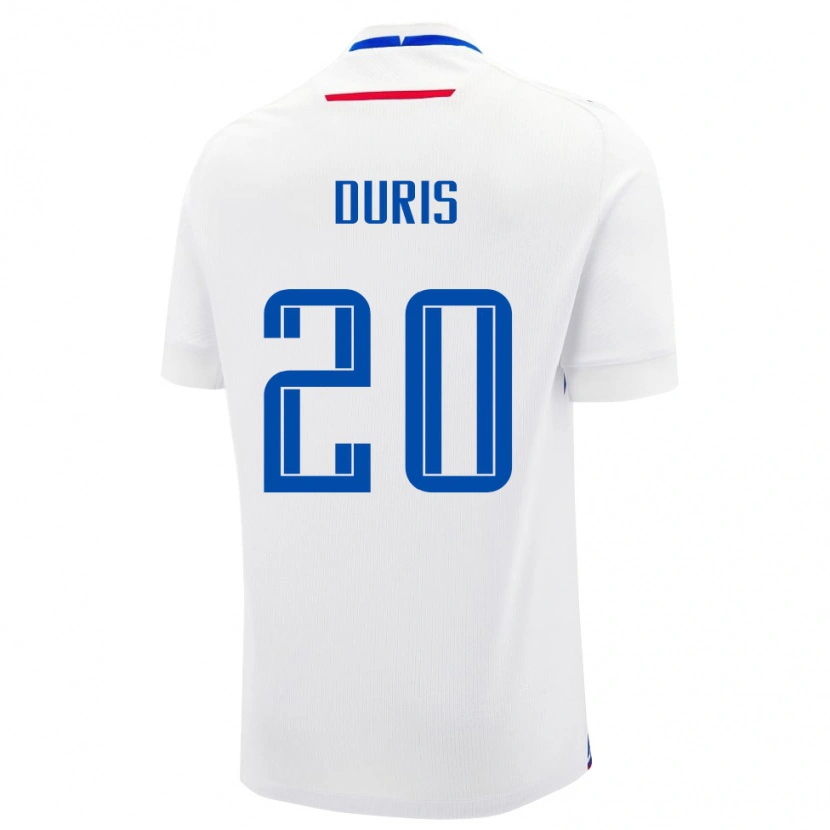 Danxen Dámské Slovensko David Duris #20 Bílý Daleko Hráčské Dresy 24-26 Dres