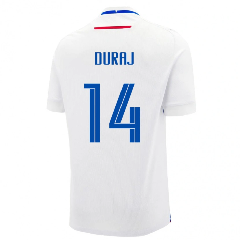 Danxen Dámské Slovensko Michal Duraj #14 Bílý Daleko Hráčské Dresy 24-26 Dres