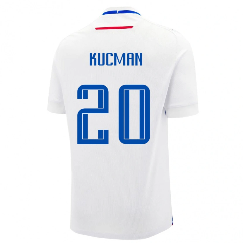 Danxen Dámské Slovensko Marcel Kucman #20 Bílý Daleko Hráčské Dresy 24-26 Dres