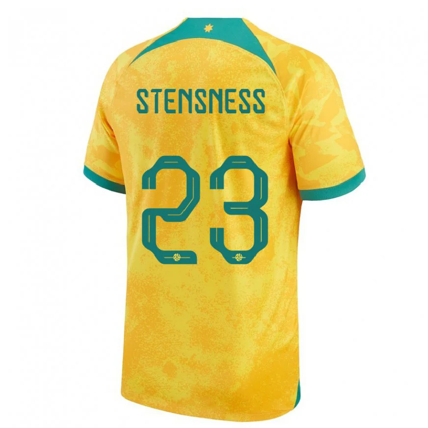 Danxen Dětské Australská Gianni Stensness #23 Zlatý Domů Hráčské Dresy 22-24 Dres