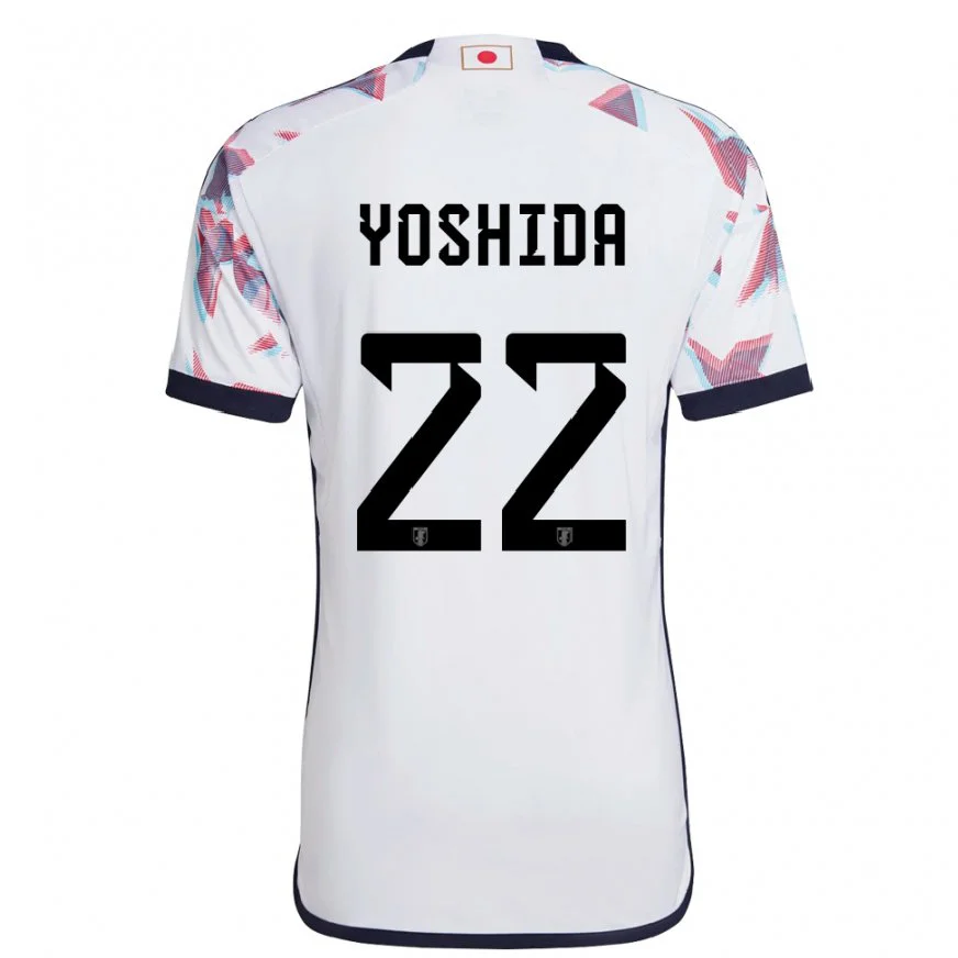 Danxen Dětské Japonská Maya Yoshida #22 Bílý Daleko Hráčské Dresy 22-24 Dres