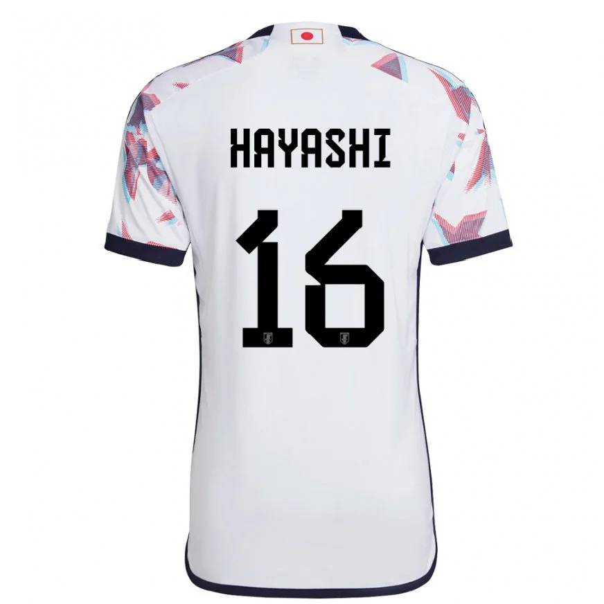 Danxen Dětské Japonská Honoka Hayashi #16 Bílý Daleko Hráčské Dresy 22-24 Dres