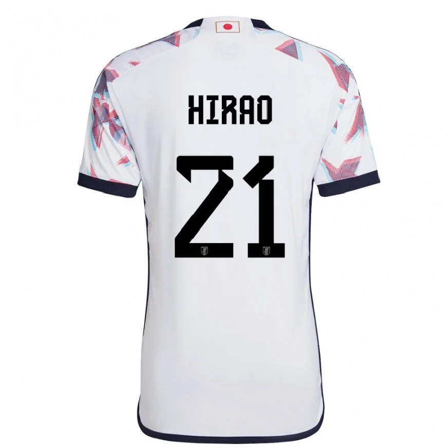 Danxen Dětské Japonská Chika Hirao #21 Bílý Daleko Hráčské Dresy 22-24 Dres