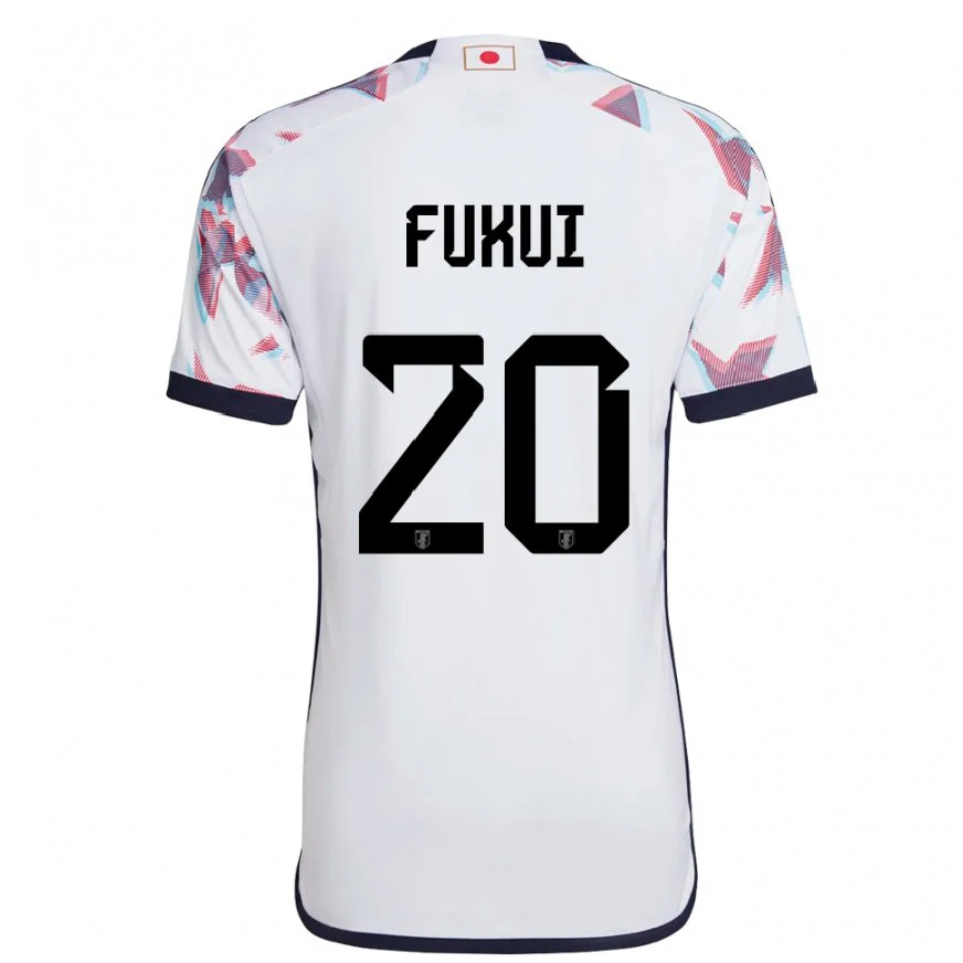 Danxen Dětské Japonská Taichi Fukui #20 Bílý Daleko Hráčské Dresy 22-24 Dres