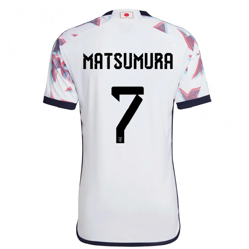 Danxen Dětské Japonská Kosuke Matsumura #7 Bílý Daleko Hráčské Dresy 22-24 Dres