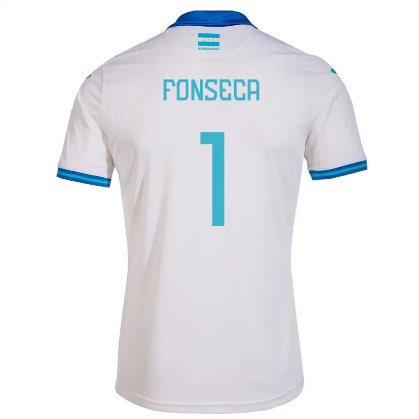 Danxen Dětské Honduras Harold Fonseca #1 Bílý Domů Hráčské Dresy 24-26 Dres