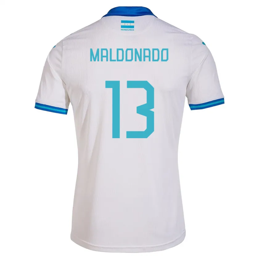 Danxen Dětské Honduras Edwin Maldonado #13 Bílý Domů Hráčské Dresy 24-26 Dres