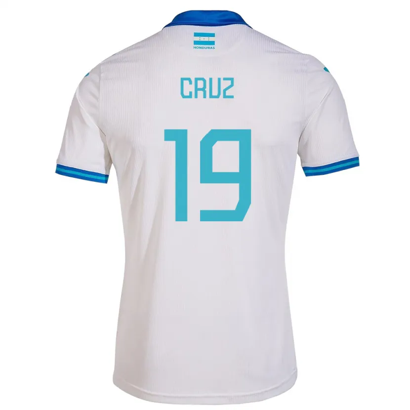 Danxen Dětské Honduras Russel Cruz #19 Bílý Domů Hráčské Dresy 24-26 Dres