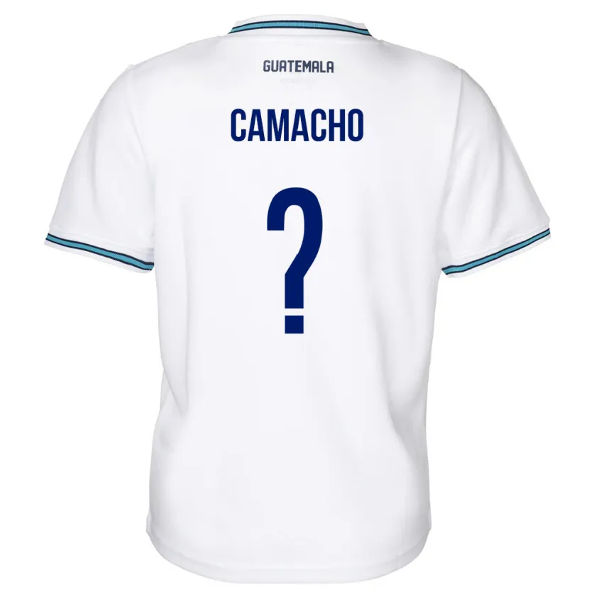 Danxen Dětské Guatemala Samuel Camacho #0 Bílý Domů Hráčské Dresy 24-26 Dres