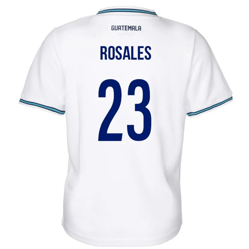 Danxen Dámské Guatemala Yareni Rosales #23 Bílý Domů Hráčské Dresy 24-26 Dres