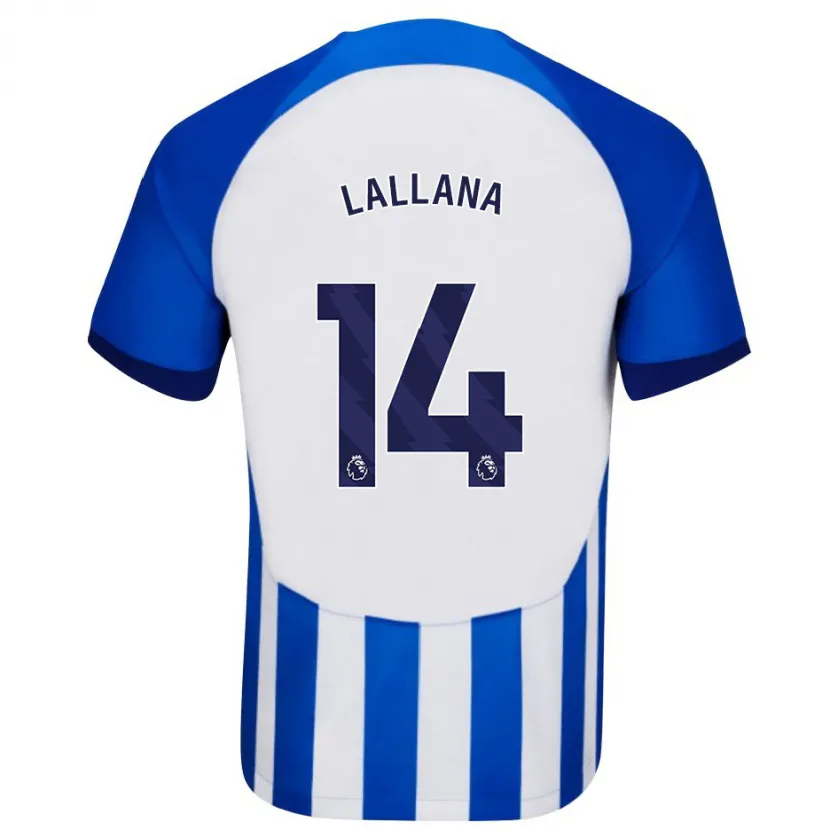 Danxen Pánské Adam Lallana #14 Modrý Domů Hráčské Dresy 2023/24 Dres