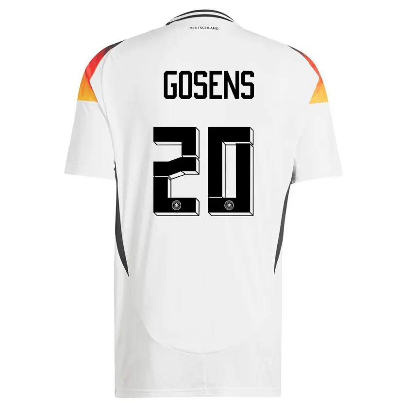 Danxen Dětské Německo Robin Gosens #20 Bílý Domů Hráčské Dresy 24-26 Dres