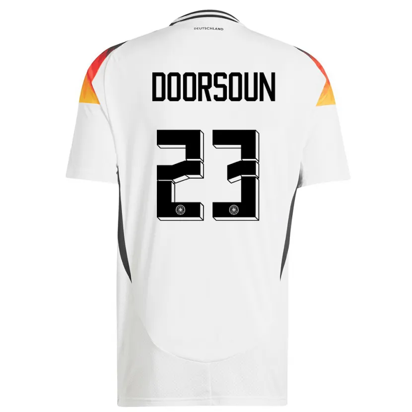 Danxen Dětské Německo Sara Doorsoun #23 Bílý Domů Hráčské Dresy 24-26 Dres