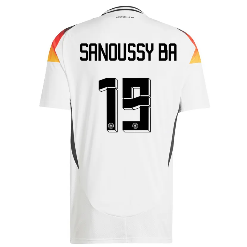 Danxen Dětské Německo Sanoussy Ba #19 Bílý Domů Hráčské Dresy 24-26 Dres