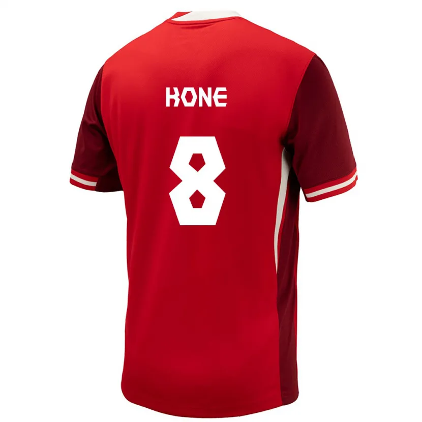 Danxen Dětské Kanada Ismaël Koné #8 Červené Domů Hráčské Dresy 24-26 Dres