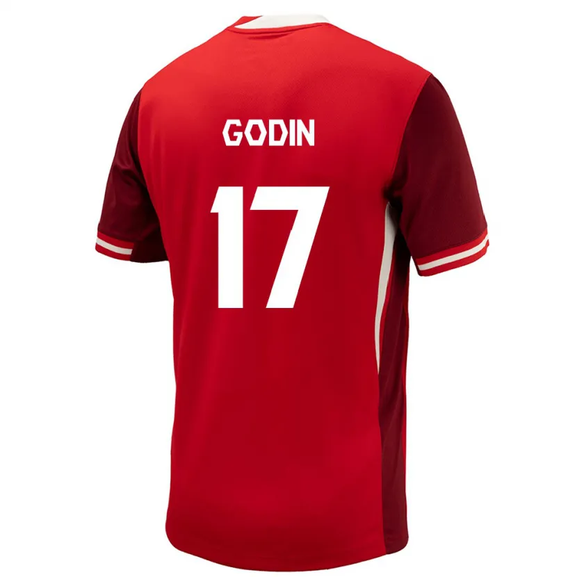 Danxen Dětské Kanada Étienne Godin #17 Červené Domů Hráčské Dresy 24-26 Dres