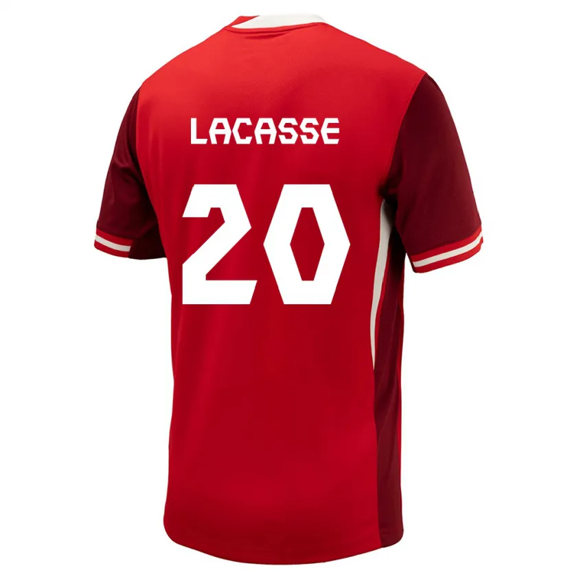 Danxen Dětské Kanada Cloé Lacasse #20 Červené Domů Hráčské Dresy 24-26 Dres