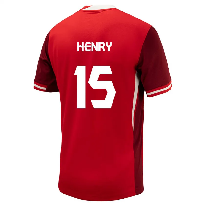 Danxen Dětské Kanada Doneil Henry #15 Červené Domů Hráčské Dresy 24-26 Dres