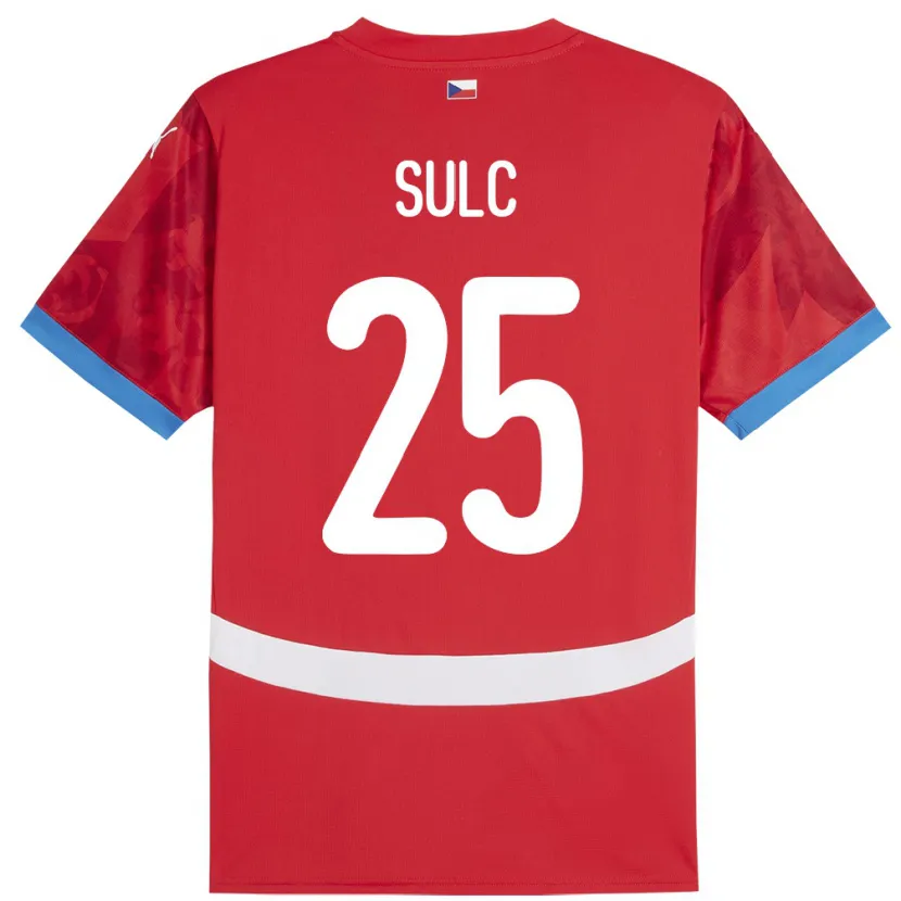 Danxen Dětské Česko Pavel Sulc #25 Červené Domů Hráčské Dresy 24-26 Dres