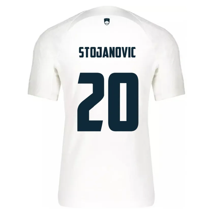 Danxen Dětské Slovinsko Petar Stojanović #20 Bílý Domů Hráčské Dresy 24-26 Dres