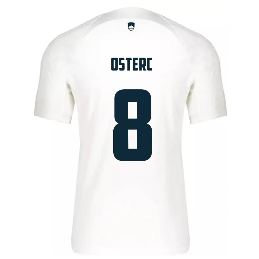 Danxen Dětské Slovinsko Niko Osterc #8 Bílý Domů Hráčské Dresy 24-26 Dres