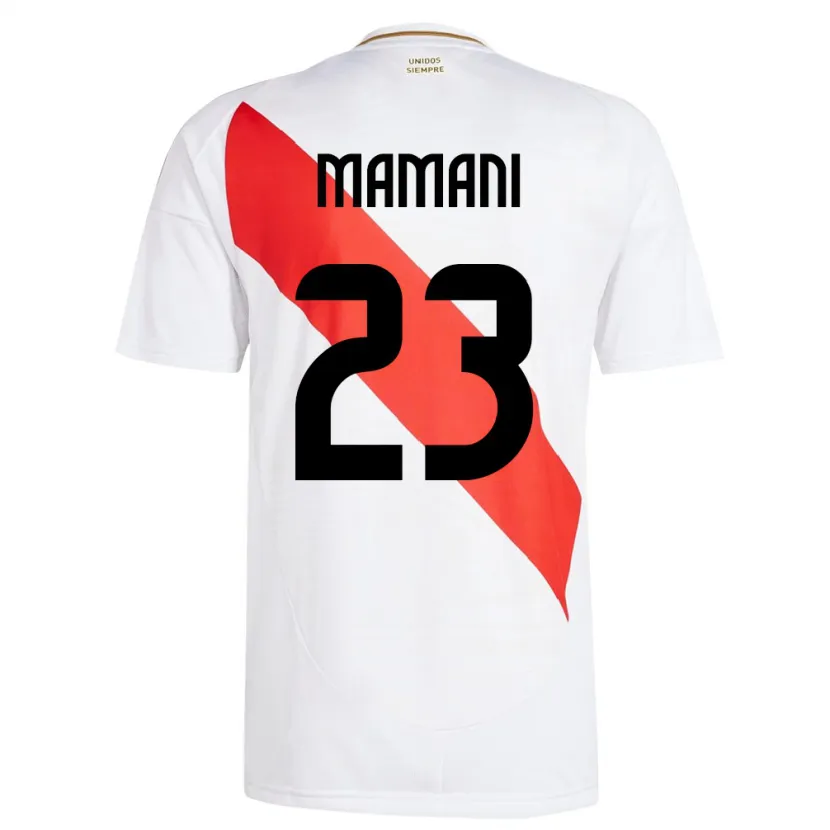 Danxen Dětské Peru Julia Mamani #23 Bílý Domů Hráčské Dresy 24-26 Dres