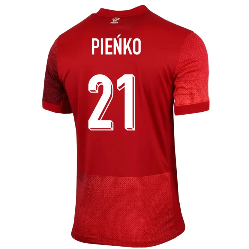 Danxen Dětské Polsko Tomasz Pienko #21 Červené Daleko Hráčské Dresy 24-26 Dres