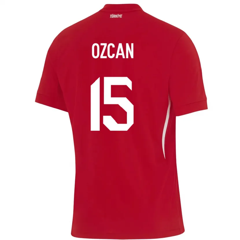 Danxen Dětské Turecko Salih Özcan #15 Červené Daleko Hráčské Dresy 24-26 Dres