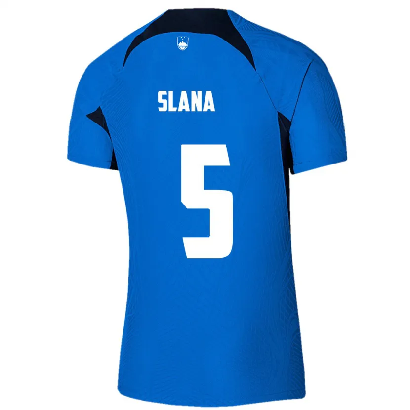 Danxen Dětské Slovinsko Filip Slana #5 Modrý Daleko Hráčské Dresy 24-26 Dres