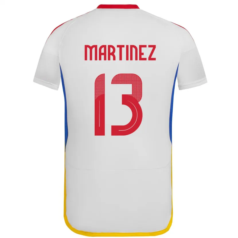 Danxen Dětské Venezuela José Martínez #13 Bílý Daleko Hráčské Dresy 24-26 Dres