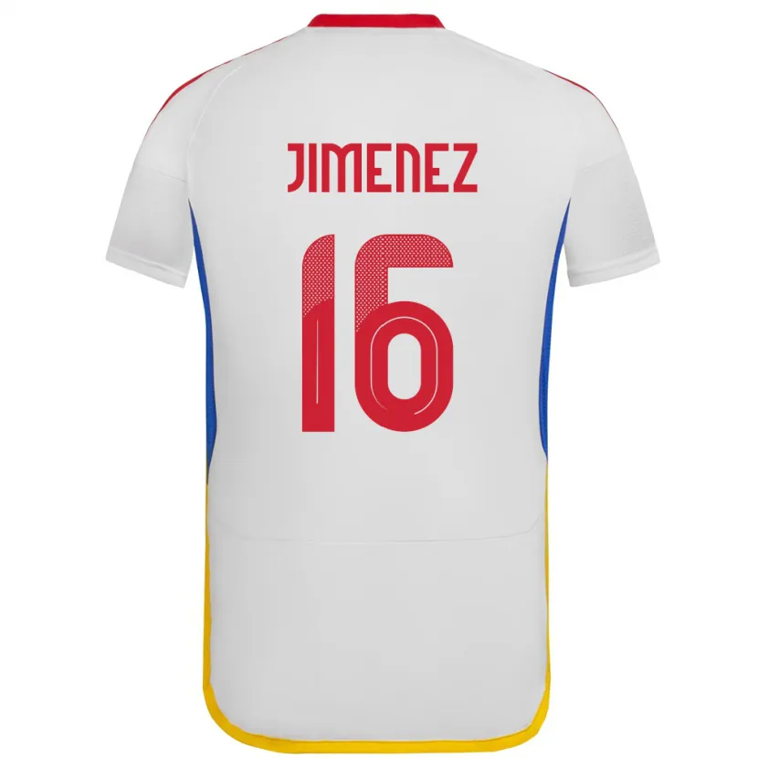 Danxen Dětské Venezuela Néstor Jiménez #16 Bílý Daleko Hráčské Dresy 24-26 Dres