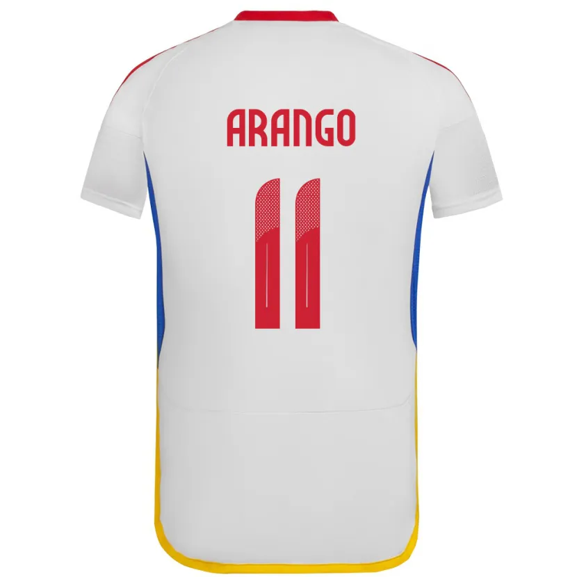 Danxen Dětské Venezuela Juan Arango #11 Bílý Daleko Hráčské Dresy 24-26 Dres